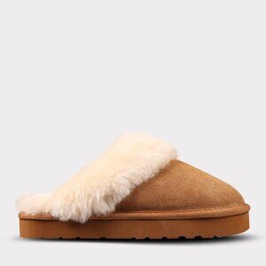 MYKOS Lia Women's CHESTNUT Slip-On Scuff Slipper MW 2556
